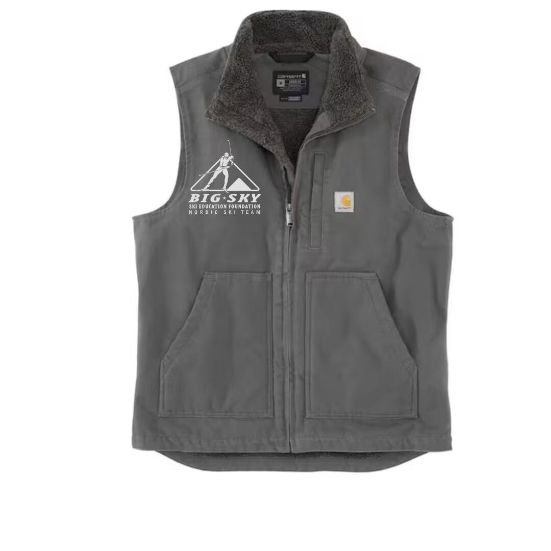 Carhartt sandstone sherpa lined vest best sale